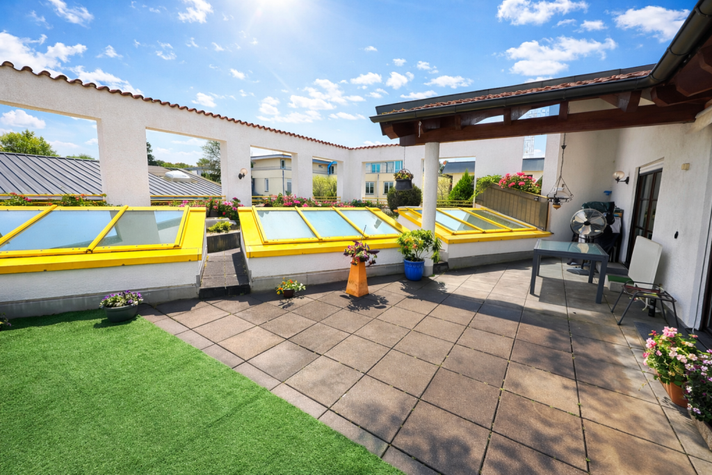 Dachgarten der Wohnung